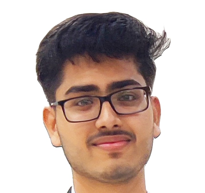 Shishir Mishra wearing black rectangular glasses